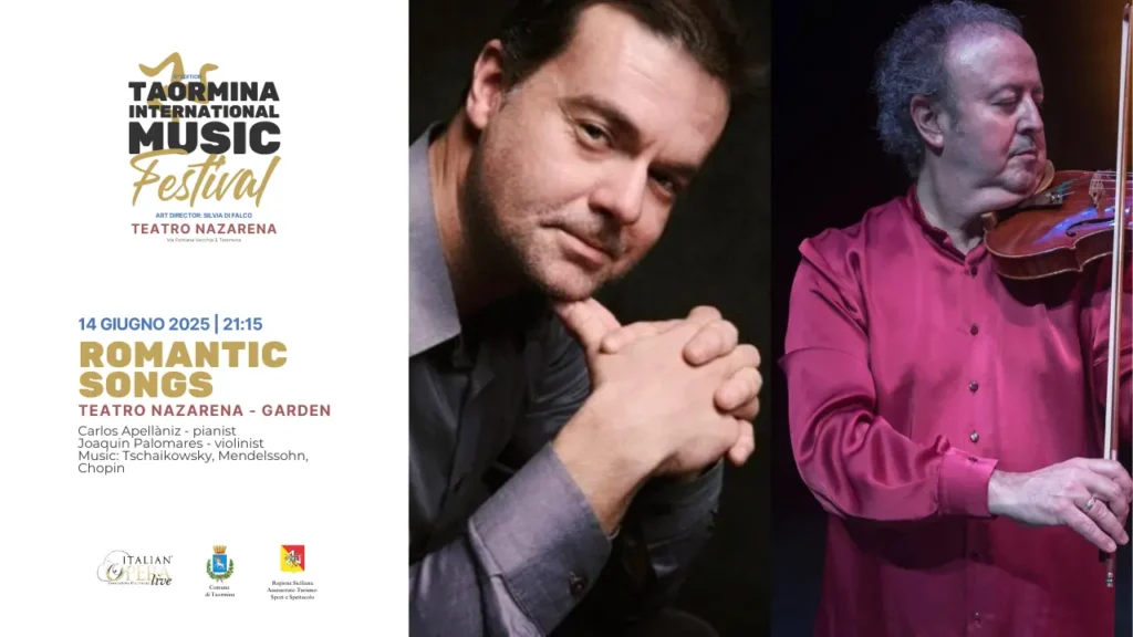 Romantic Songs is a concert of the Taormina International Music Festival 2025